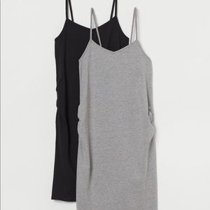 🌿2 Pack Maternity Spaghetti Strap Dress